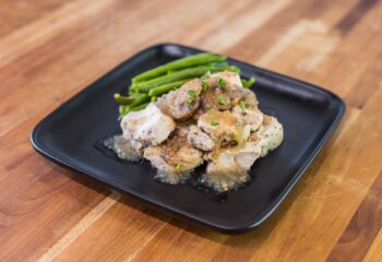 #206  Low Carb Chicken Marsala with French Green Beans