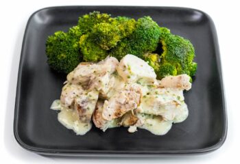 #202  Low Carb Cilantro Lime Chicken and Roasted Broccoli