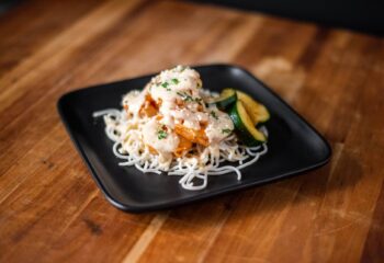 #120  Cajun Shrimp Pasta with Sautéed Zucchini