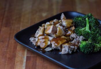 #216  Low Carb Asian Style Orange Chicken Thighs with Broccoli