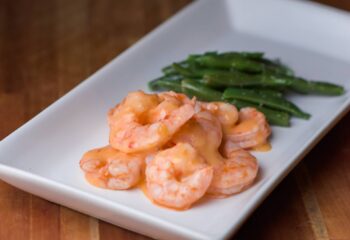 #218  Low Carb Firecracker Shrimp with Roasted Edamame