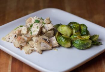 #233  Low Carb Honey Lime Chicken with Baked Brussels Sprouts