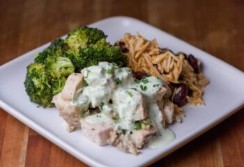 #142  Baja Lime Chicken with Roasted Zucchini& Squash and Rice & Beans