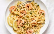 FROZEN Medium Classic Shrimp Scampi with Sauteed Zucchini