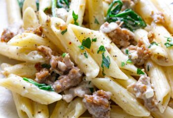 #133  Creamy Sausage Pasta