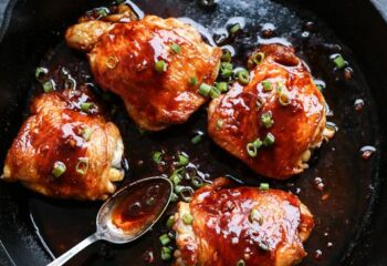 FROZEN Standard Korean Chicken Thighs with Kimchi Fried Rice and Stirfry Vegetable Medley