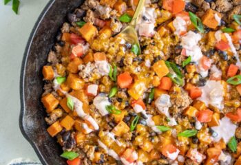 FROZEN Standard Fiesta Ground Turkey & Sweet Potato Skillet